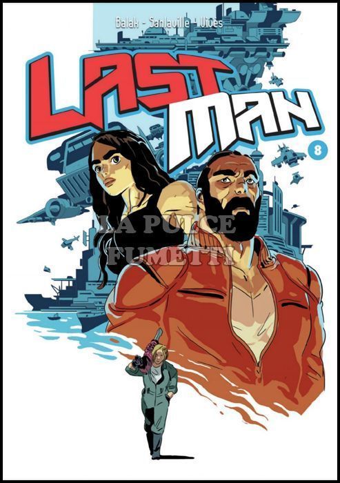 LAST MAN # 8 + ADESIVI